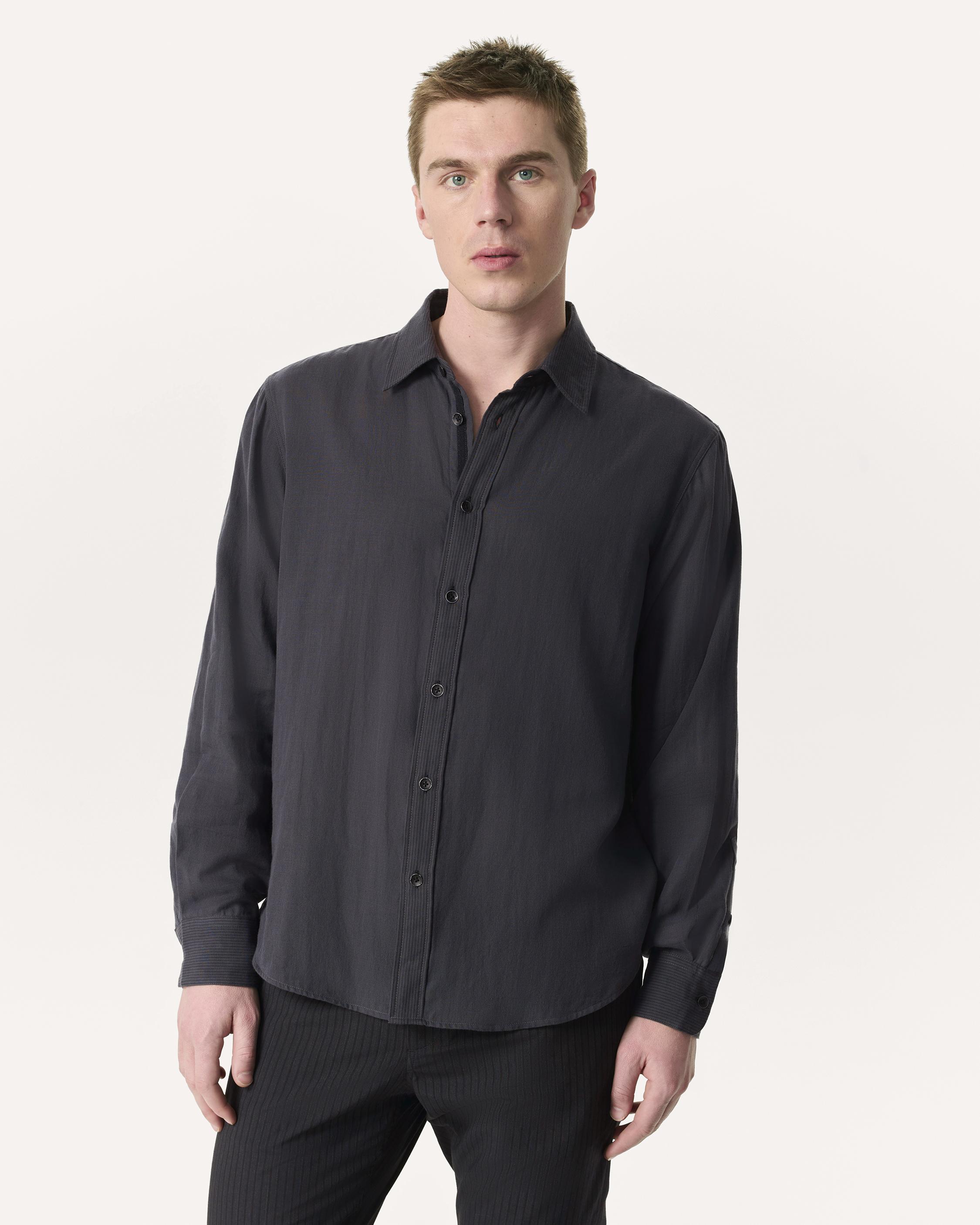 Finch Striped Cotton Gauze Shirt image number 1
