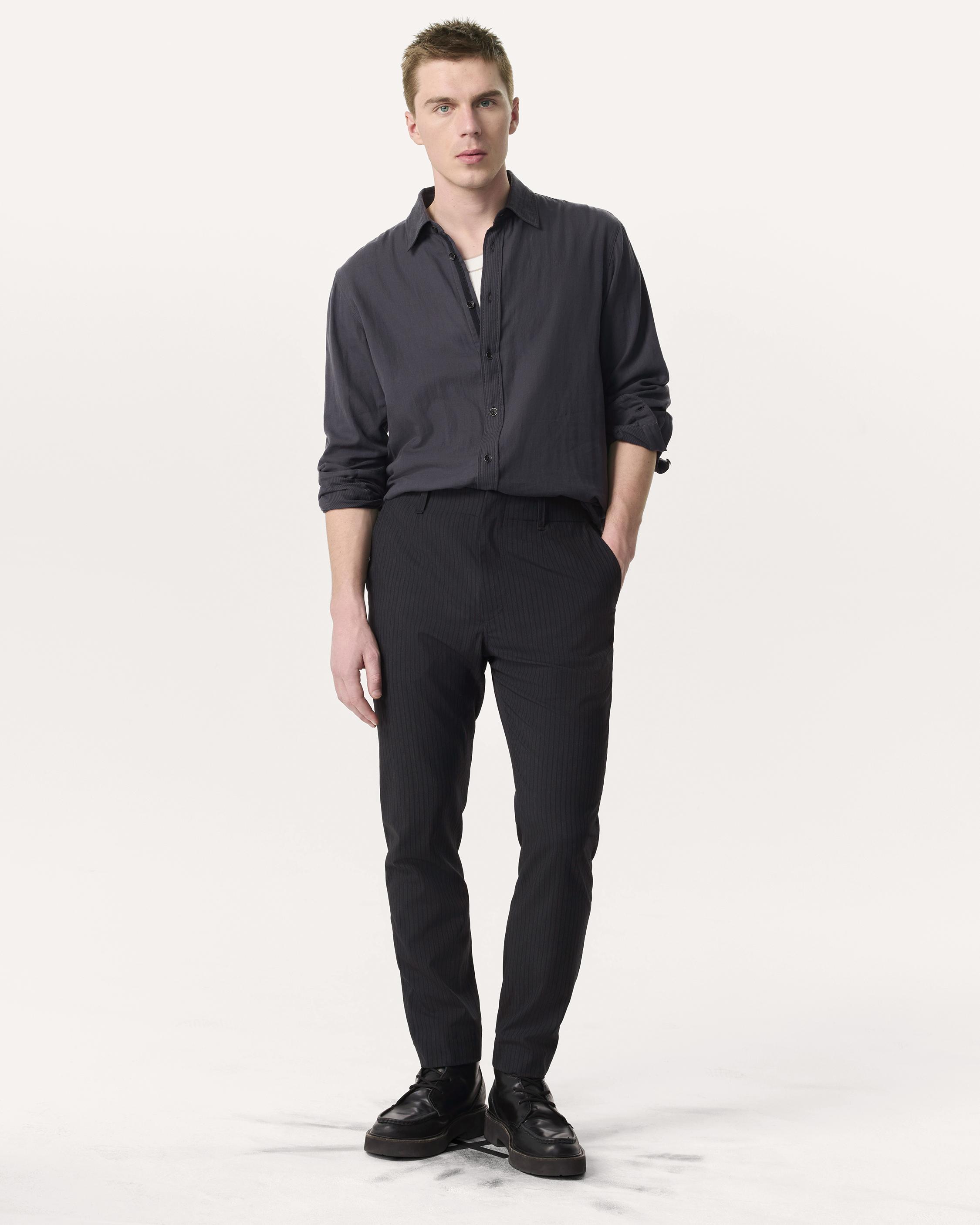 Finch Striped Cotton Gauze Shirt image number 4