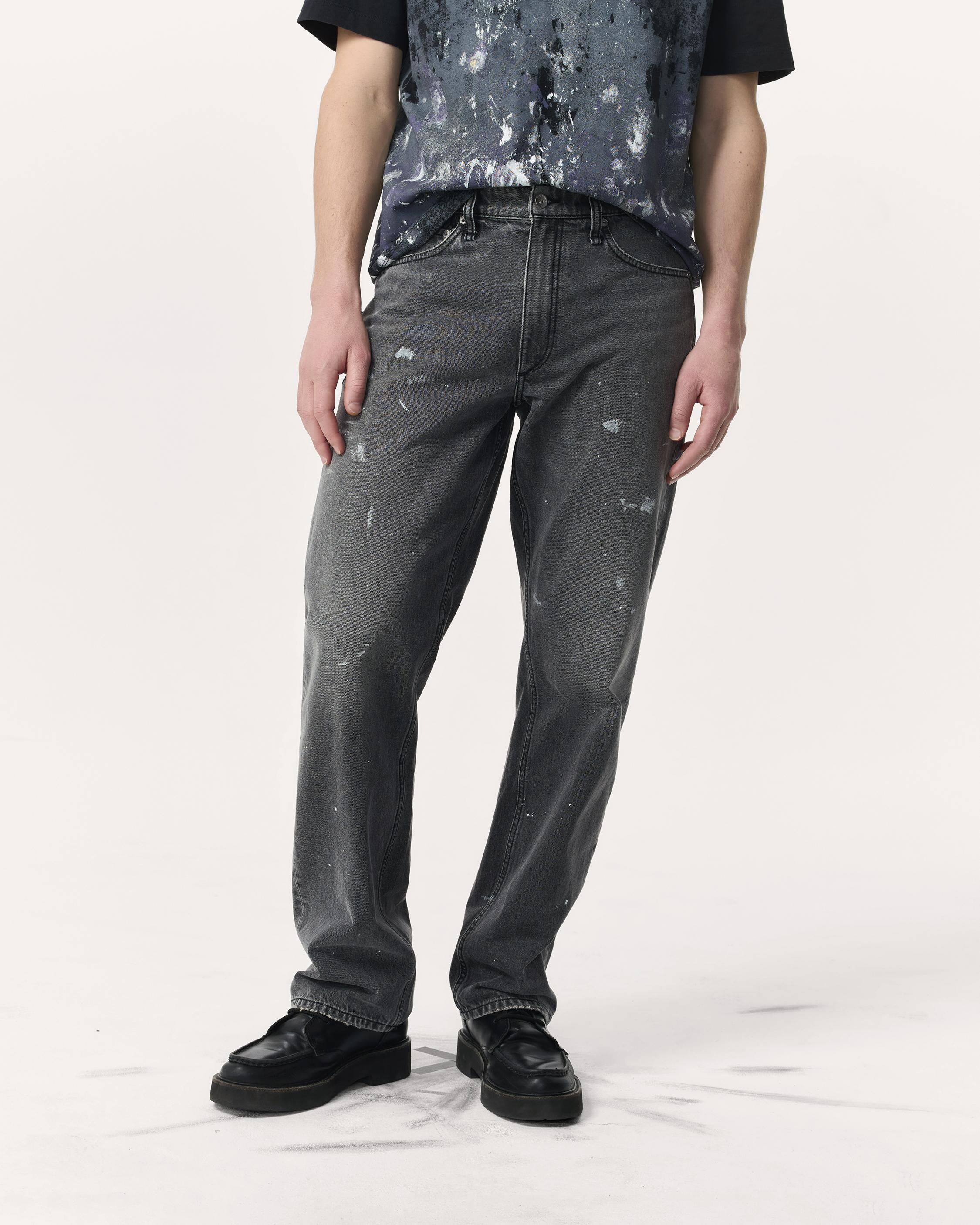 Fit 4 Hand-Painted Straight Fit Jeans image number 3