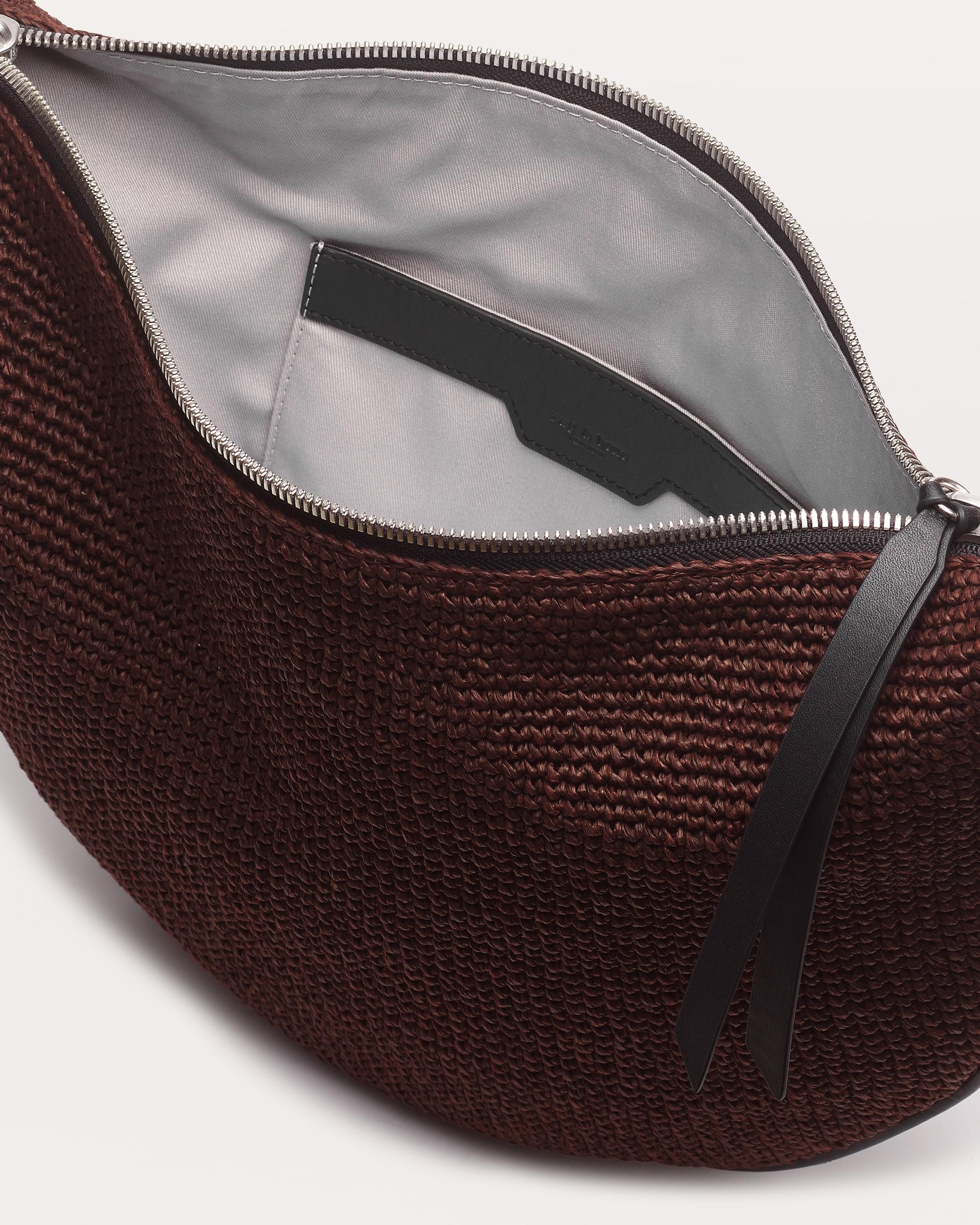 Mercer Medium Straw Hobo Bag image number 3