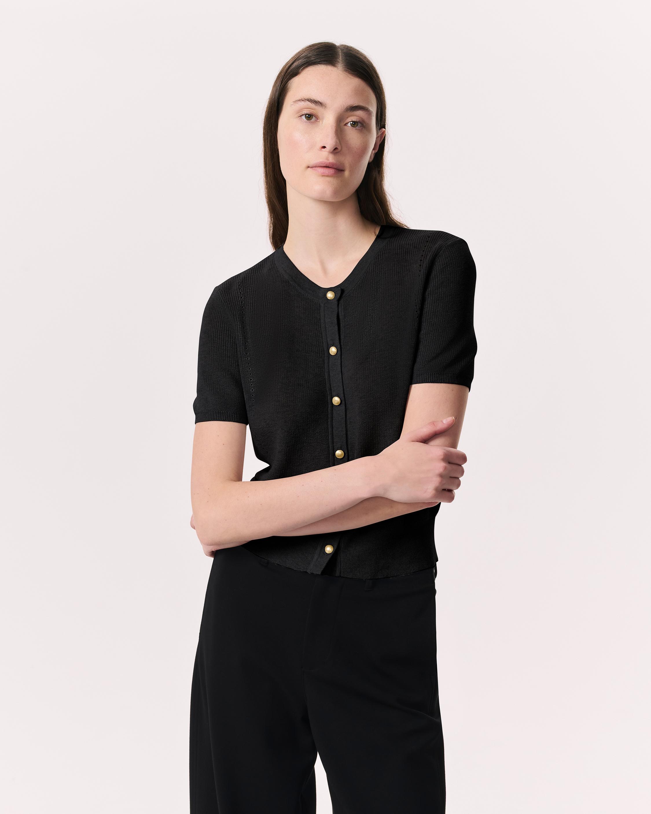 Dina Cotton-Cashmere Cardigan image number 1