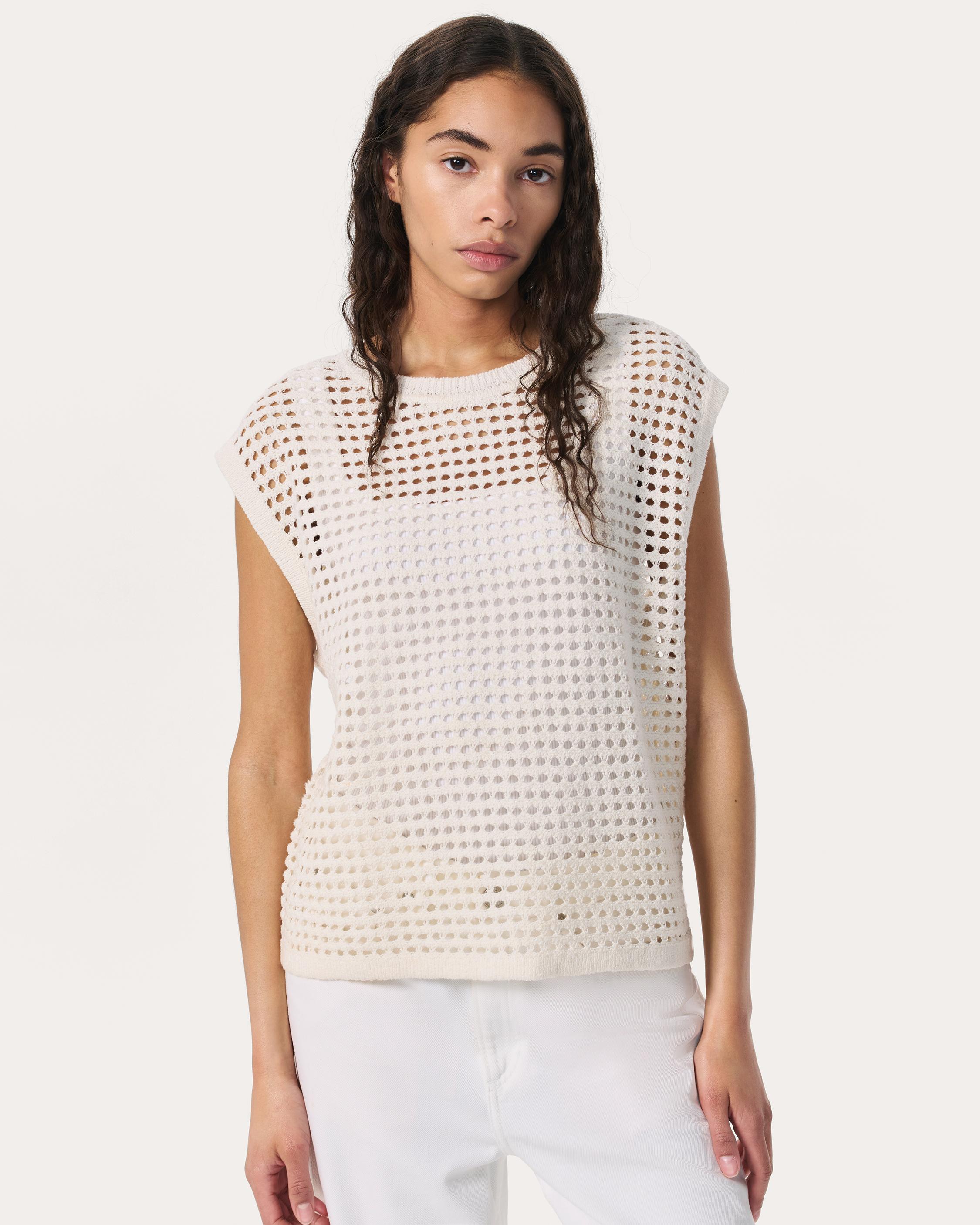 Ezra Open-Knit Vest image number 1