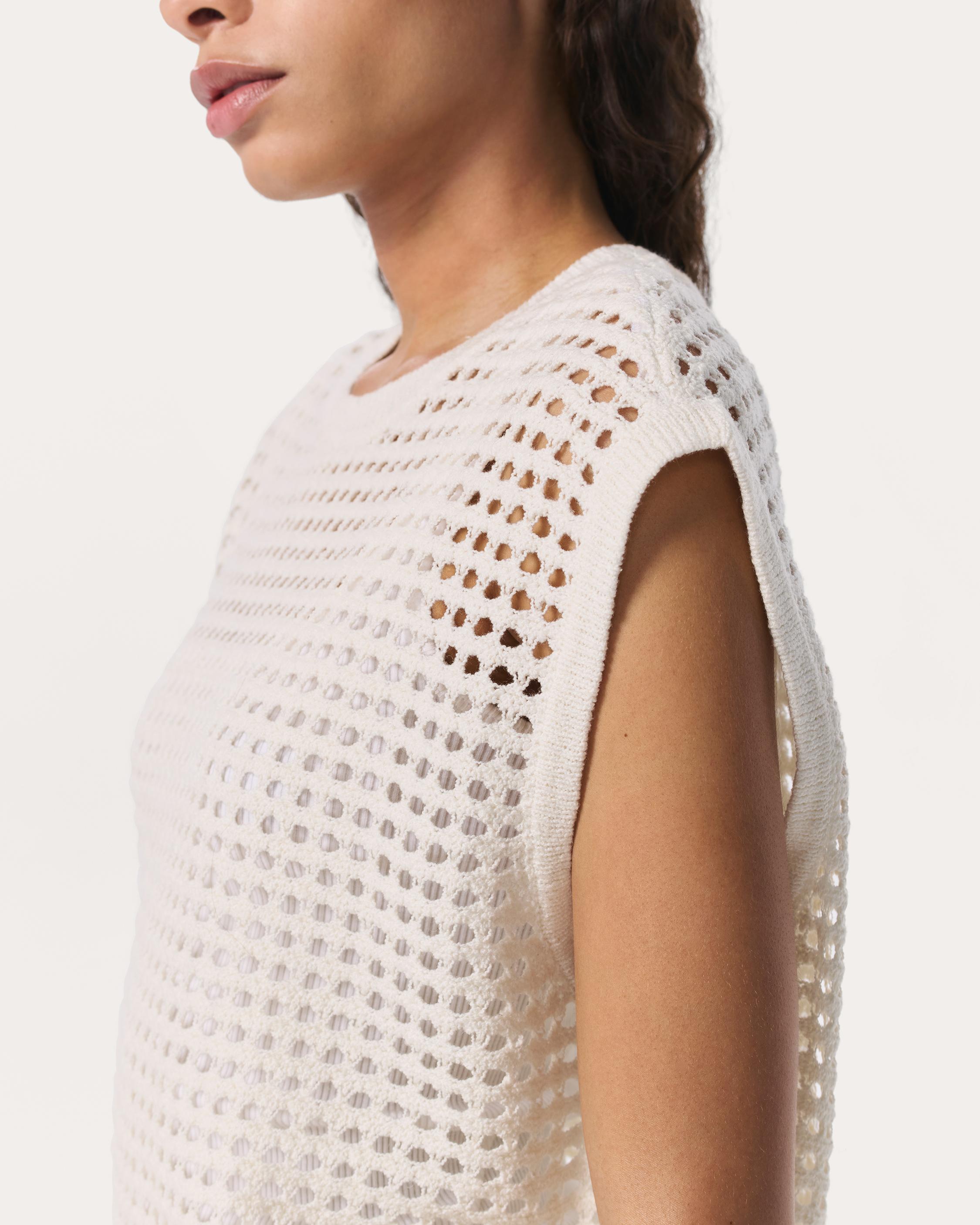 Ezra Open-Knit Vest image number 5