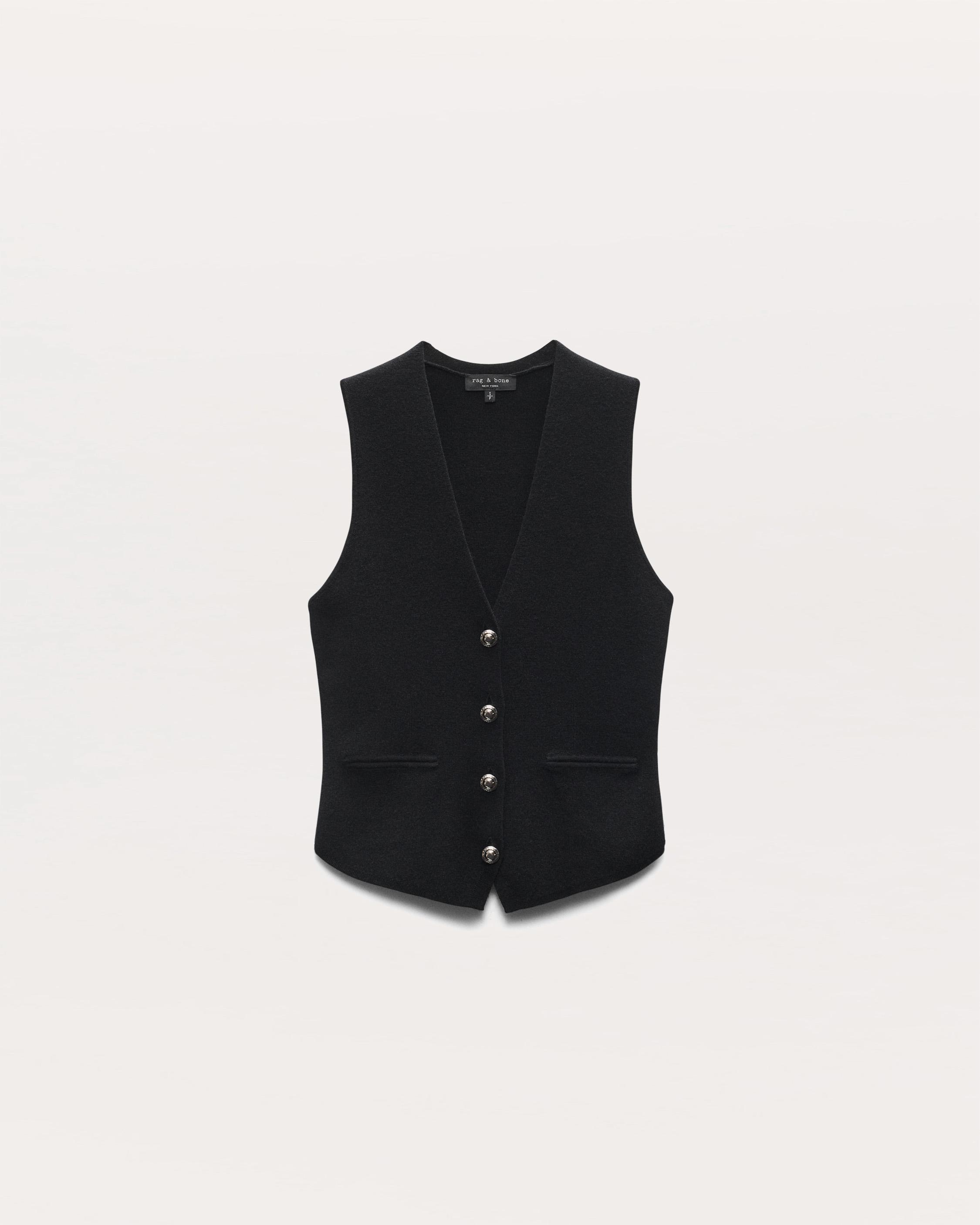 Ella Merino Wool-Blend Sweater Vest image number 2