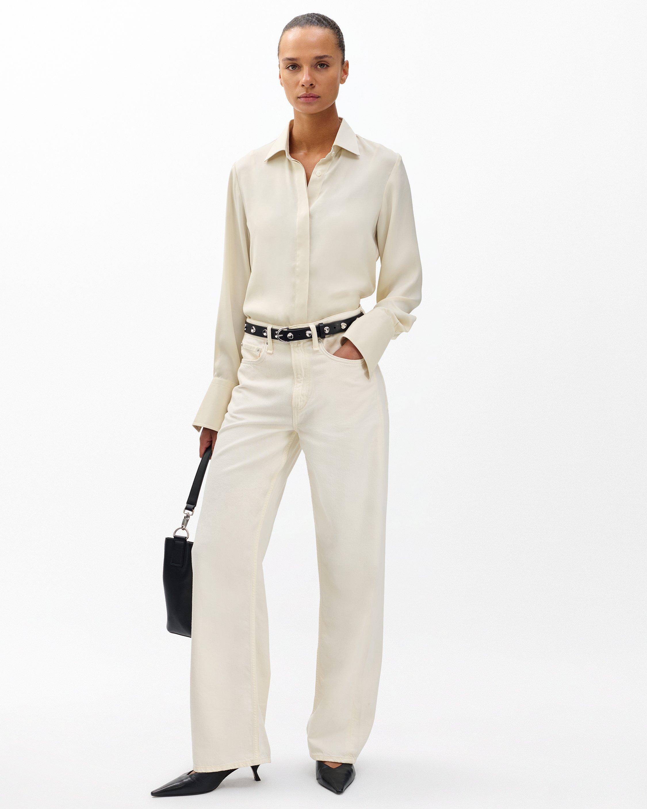 Featherweight Logan Wide-Leg Jean image number 1