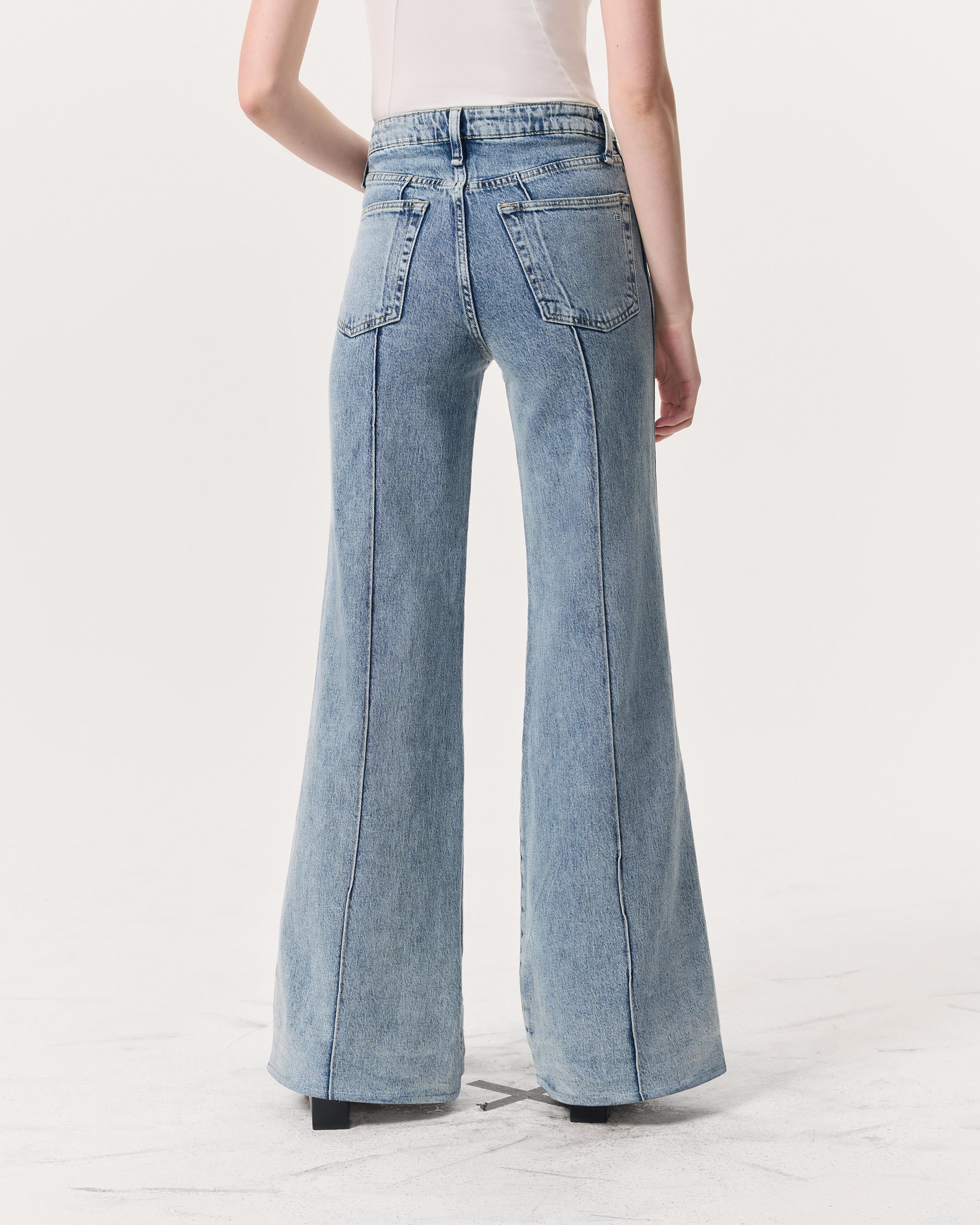 Skylar Wide-Leg Flare Jeans image number 5