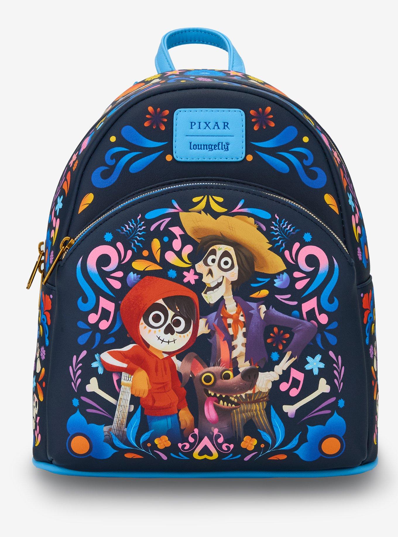 Loungefly Disney Pixar Coco Trio Art Mini Backpack, , hi-res