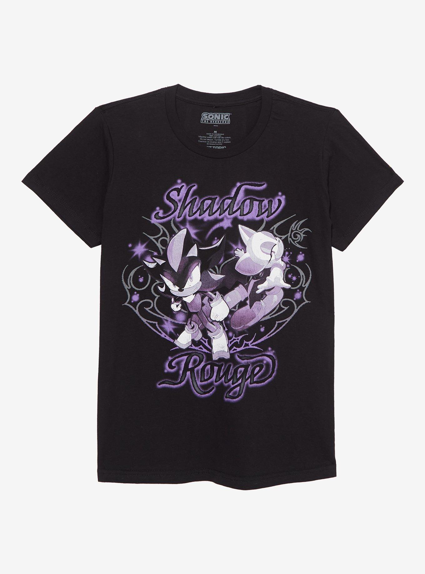Sonic X Shadow Generations: Dark Beginnings Shadow & Rouge Girls T-Shirt, , hi-res